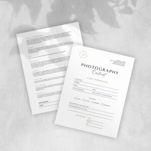 Photographer Contract